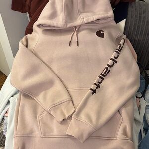 Carhartt Blush Hoodie with Logo